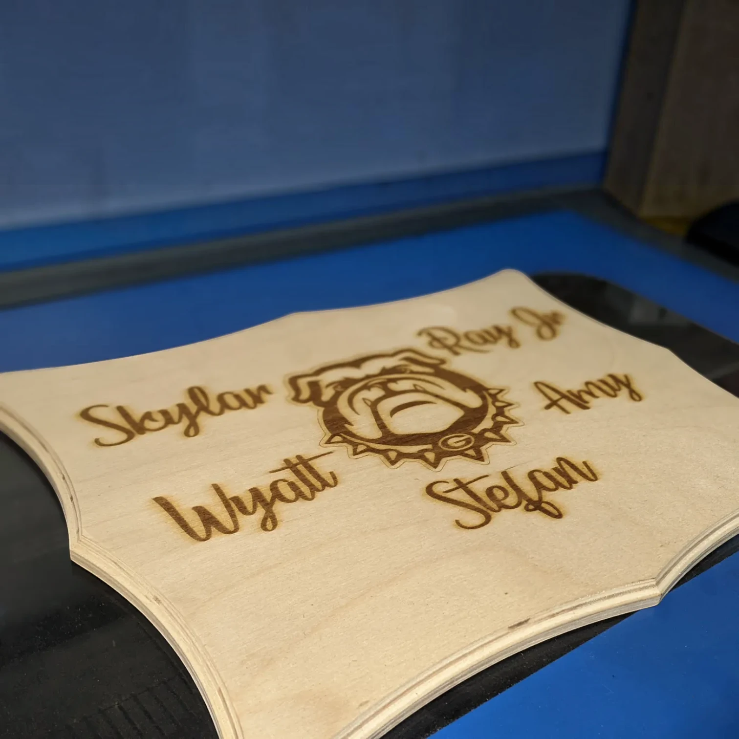 Past custom laser engraving project by Get Lasered