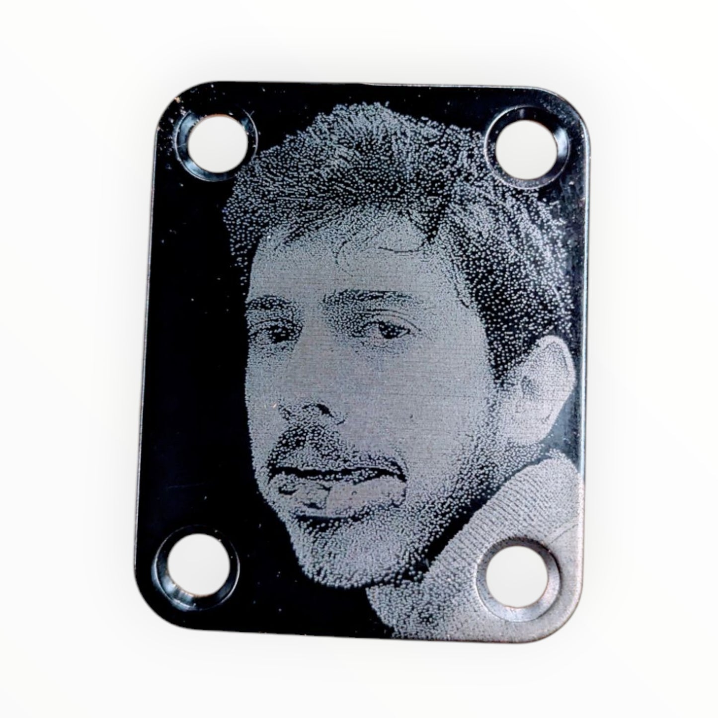 Laser Engraved Guitar Neck Plate