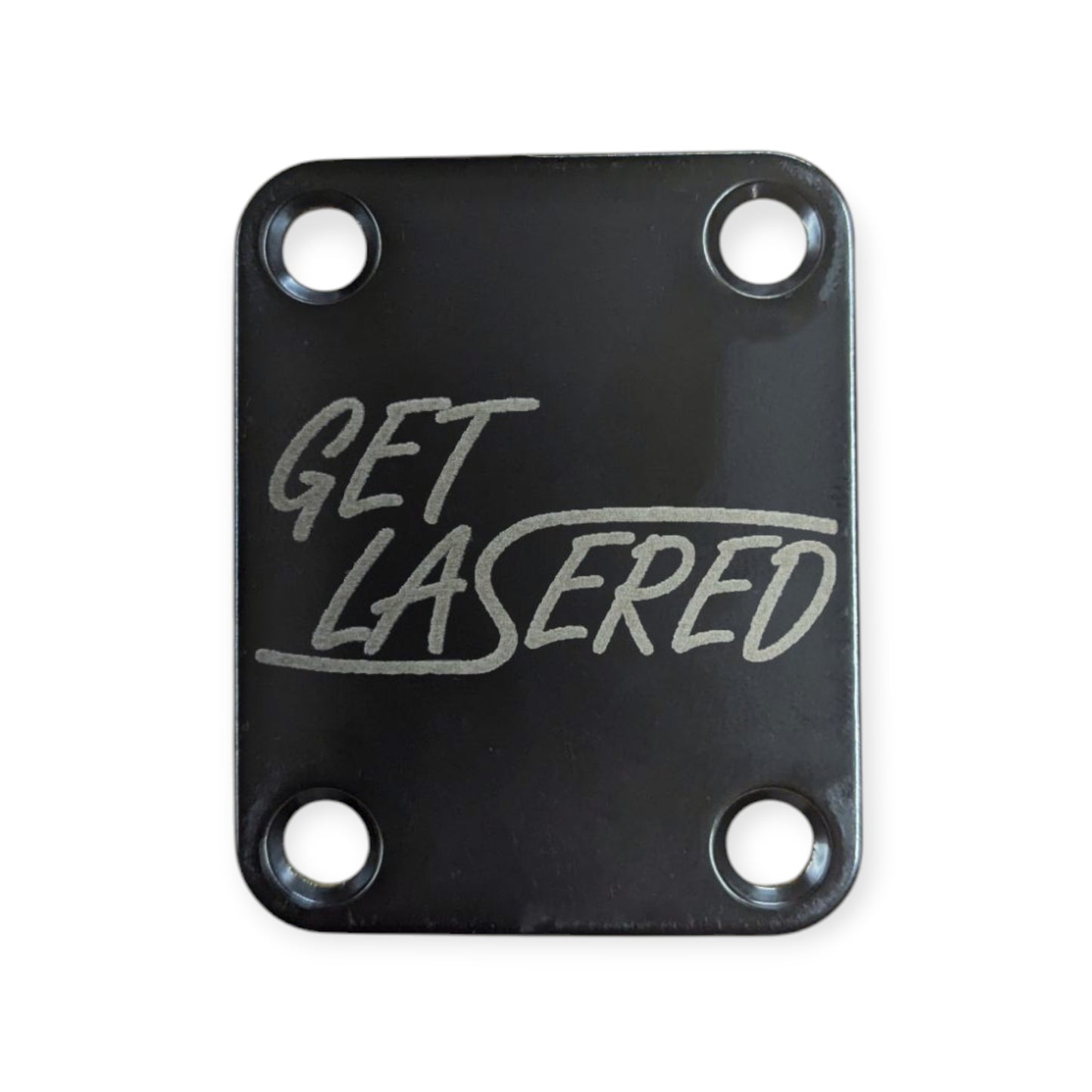 Laser Engraved Guitar Neck Plate